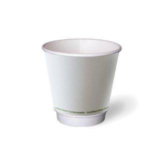 SDWHC 8oz SQUAT BL WHITE  Aqueous White 89   - Detpak