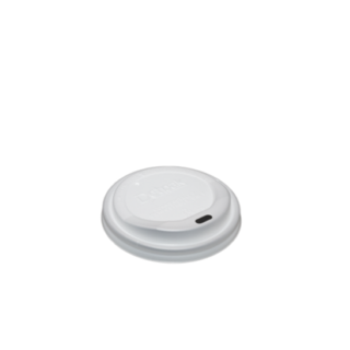 LID 8oz PLA White Fits: 80mm cup   - Detpak