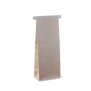 1kg Tin-Tie Bag Brown 327 x 127 x 76   - Detpak