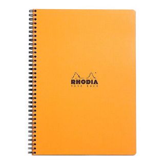 Rhodia Classic Notebook Spiral A4+ Grid Orange