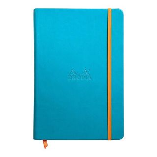 Rhodiarama Hardcover Notebook A5 Lined Turquoise