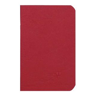 Age Bag Notebook Pocket Lined Red
