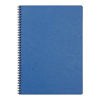 Age Bag Spiral Notebook A4 Lined Blue