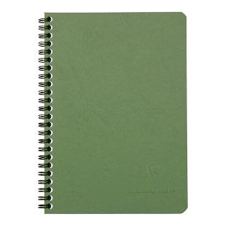 Age Bag Spiral Notebook A5 Lined Green