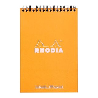 Rhodia Classic Notepad Spiral A5 Dotted Orange