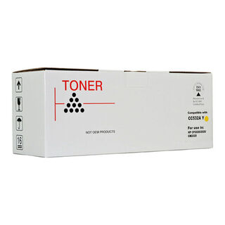 Icon Remanufactured HP CC532A CE412A Canon CART318 CART418 Yellow Toner Cartridge