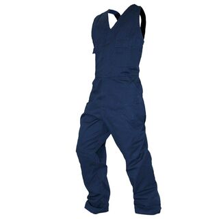 Overall Action Bib, 300Gsm Cotton, Navy-Size 5