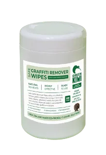 Porous Graffiti Remover Wipes Tub 200's Carton 4 - Green Kiwi