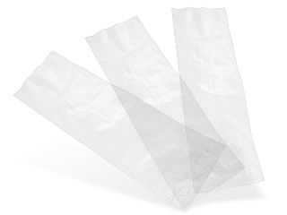 Bag barrier clear wood pulp – 07 x 21cm x 30mu Pack 100 - Vegware