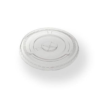 Banquet PET Clear Flat Lid: 12 - 24 oz 