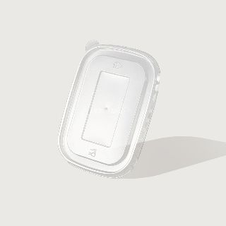 Lid PET Rectangle Container 500-1000ml - IKON