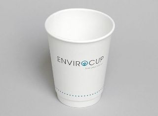 Hot Cup - 8oz PLA Double Wall - Coastal